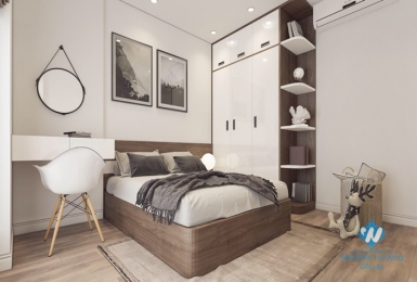 A high-end furnished apartment for rent in Ciputra Complex.